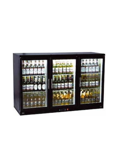 Karacasan Üç Kapılı Set Üstü Bar Arkası Şişe Soğutucu Buzdolabı
