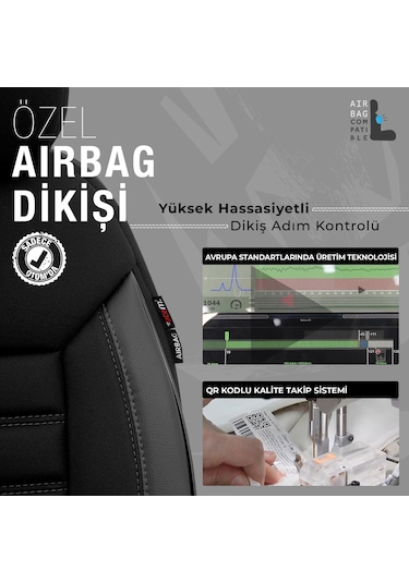Otom Limited Design Ekstra Destekli Oto Koltuk Kılıfı