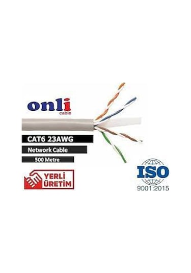 Er-6002 U-utp 23 Awg Cca Cu 500 Metre Cat6 Kablo-130180