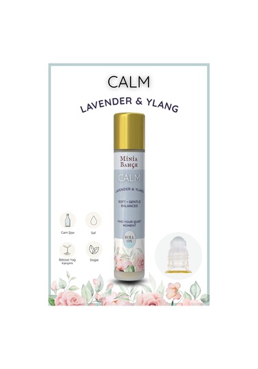 Calm Lavanta & Ylang Roll Doğal Bitkisel Yağ Karışımı 10 Ml