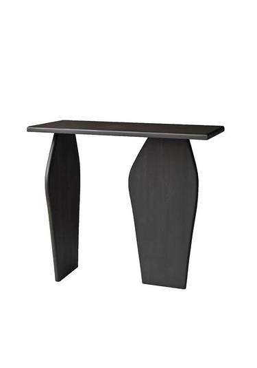 Arya Masif Ağaç Dresuar 100 Cm Siyah