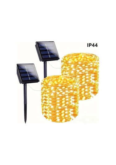 Fastbuy Turcoshop11 105 Feet 300 Led Solar Bahçe Ağaç Düğün Ramadan Dekor, 8 Mod Ip44 Sıcak Beyaz Sıcak Beyaz