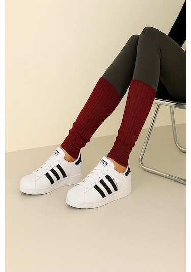 3 Çift Basic Kalın Pamuk Karışımlı Tozluk Çok Renkli