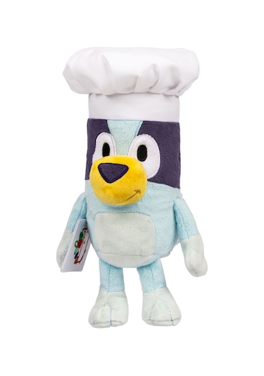 Bluey Pelüş Figür - Aşçı Bluey 23 Cm Çok Renkli