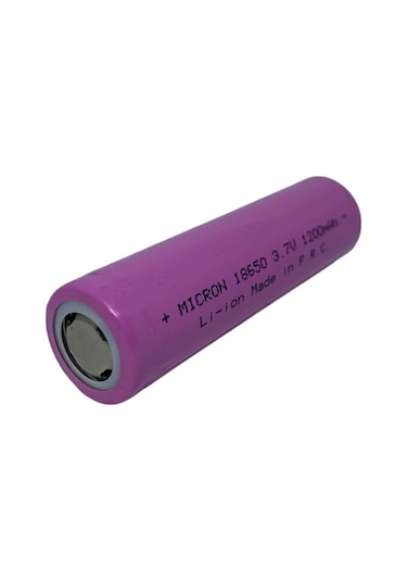 10 Adet 18650 Lityum Pil Batarya 1200 Mah Amper 3.7 V