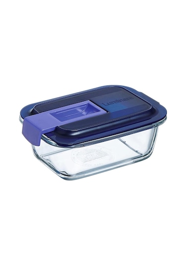 Luminarc Temp Easy Box Dikdörtgen 38 Cc Mavi Kapak 003q2038 Şeffaf