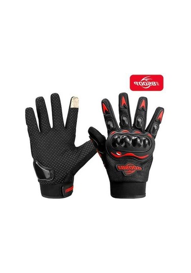 Artfulabode Tam Sürüş Motosiklet Eldiveni, Kaymaz, Dokunmatik Ekran Uyumlu, Düşmeye Karşı Bsddp Jx