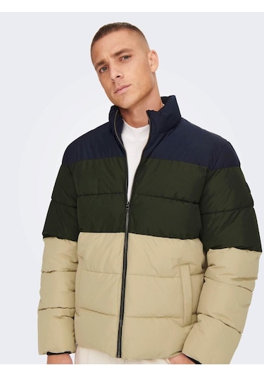 Only & Sons Onsmelvın Lıfe Puffer Jacket Otw Vd Lacivert 001