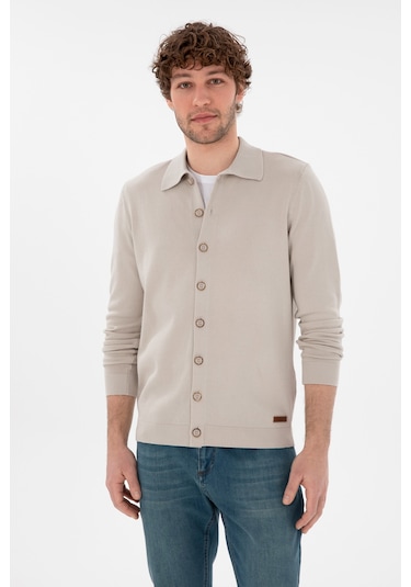 U.s. Polo Assn. Erkek Taş Hırka Triko 50298272-vr049 Tas Taş