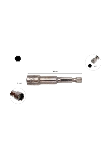 Ceta Form 8 x 65MM Manyetik Lokma Bt0865