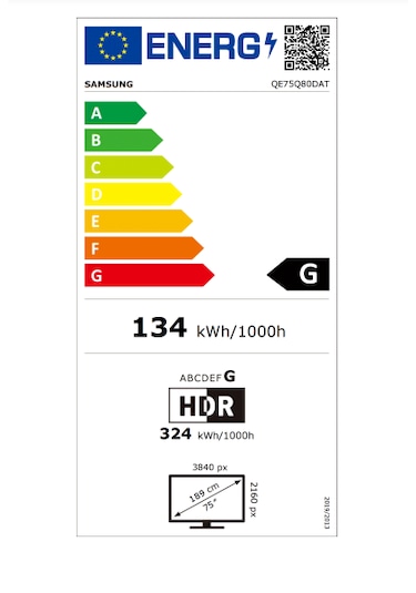 Samsung 75Q80D 75" Ultra HD 4K Smart QLED TV 