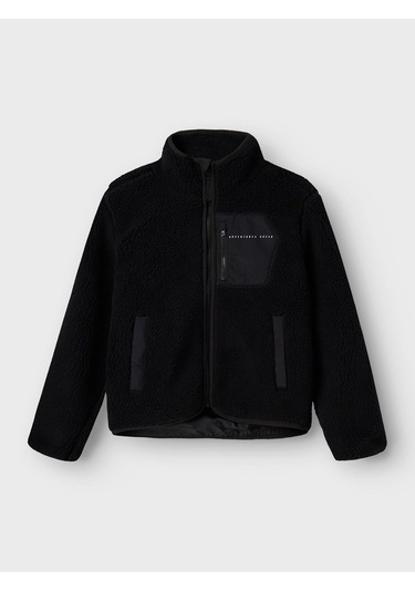 Name It Nknmattıa Sherpa Unisex Çocuk Ceket 13241683 Siyah