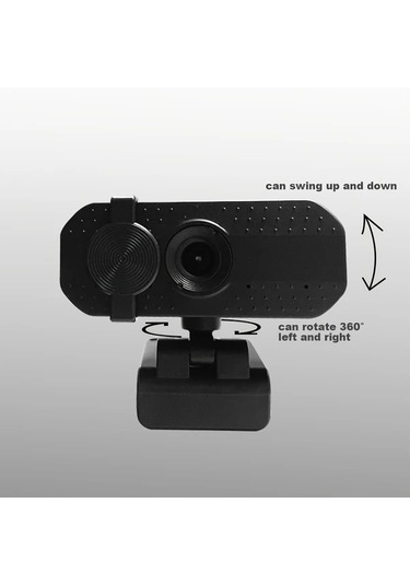 Chuangyinshop G73 2k Webcam - Usb Tak Çalıştır Konferans Kamerası, Pri Z Kapaği Ve Standli, Pc İçin Vi Deo Sohbet Ve Yayin
