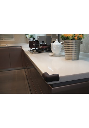 Kauçuk Köşe Koruyucu-Kahverengi (4 Adet) Çok Renkli