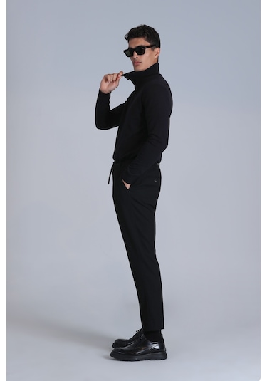 Lufian Erkek Kazak 112090126 Siyah Siyah