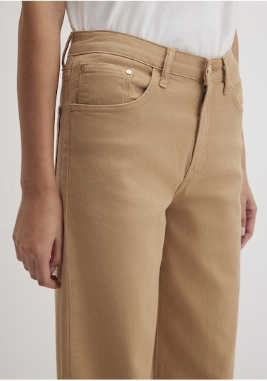 Mavi - Malibu Bej Gabardin Pantolon 1010152-91198 Bej