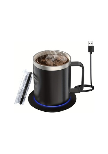 Honeybeeshop Yeşil Akıllı Kahve Bardağı Isıtıcısı 55 Cye Kadar Sıcak Tutar Çay Süt Çikolata