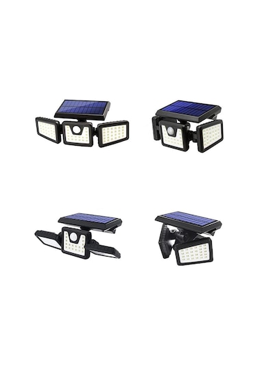 Ayt Powermaster Mx-w771a Sensörlü 3 Modlu 74 Ledli Solar Güneş Enerjili Bahçe Aydınlatmalı Duvar Lambası