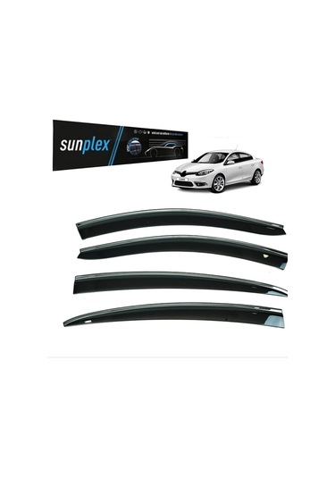 Sunplex Kromlu Cam Rüzgarlığı Renault Fluence 2009 -2016 İle Uyumlu