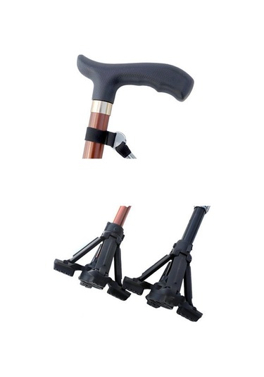 Dolıty Trekking Direkleri Dış Mekan Tırmanışı Siyah Siyah