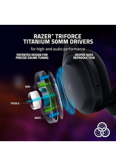 Razer Barracuda - Kablosuz Çoklu Platform Oyun Ve Mobil Kulaklık