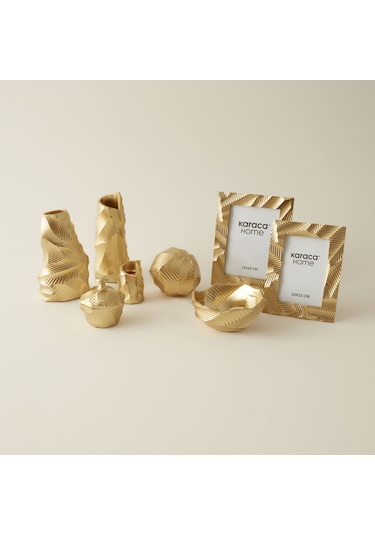 Karaca Home Lana Vazo Gold 12x7,9x20 Cm Altın