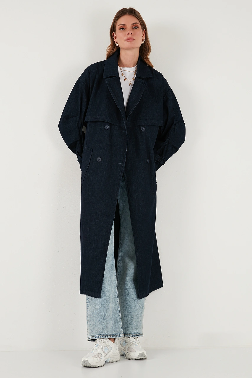 Lela Bayan Trençkot 6830094 Lacivert Lacivert