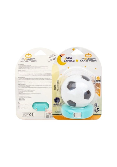 Pm-4436 Siyah/beyaz Top Gece Lambası