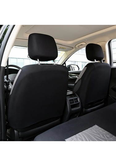 Araba Koltuğu Kılıfı Tam Set, Evrensel Desen Nakış Oto Koltuk Kılıfı Seti Blue 2 Seat As Picture