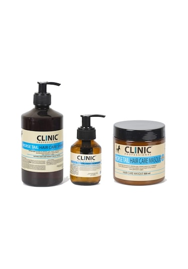 Clinic At Kuyrugu Şampuan 500 ML + Maske 500 ML + Serum 100 ML