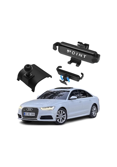 Audi A6 Cep Telefonu Tutacağı Havalandırma Robotik Açılır Kapanır 2012 - 2017 Arası Siyah