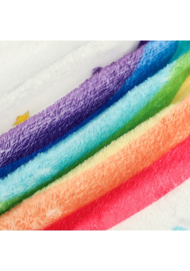 Suofeng Bebek Ay Ay Büyüme Battaniyesi - Yumuşak Flanel Fotoğraf Örtüsü 47x39 İnç Çok Renkli