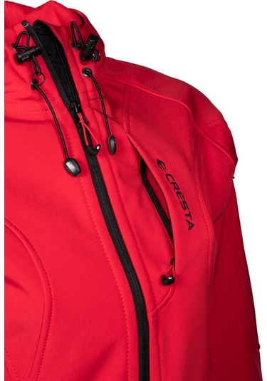 Cresta Outdoor Kapüşonlu Kadın Su Geçirmez Softshell Ceket (415702474)