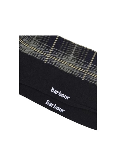 Barbour Blyth Çorap Tn21 Cordovan Beyaz - Yeşil