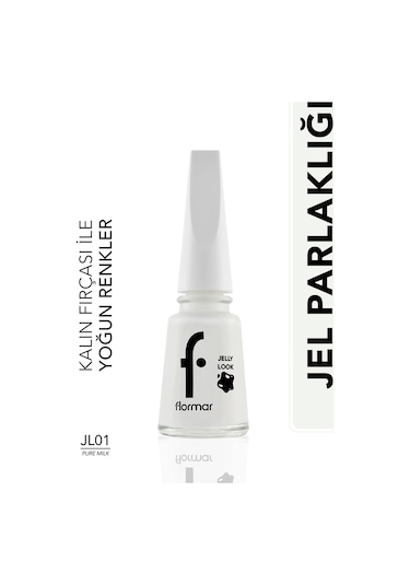 Flormar Oje - Jelly Look Nail Enamel Jl01 Pure Milk 8690604233595