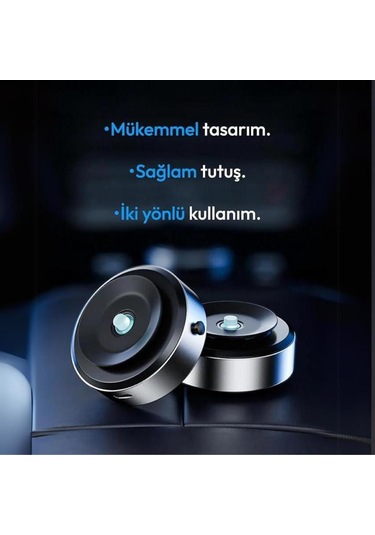 Polham Universal Süper Manyetik Vakum Adsorpsiyonlu Araç İçi Telefon Tutucu, Masaüstü, Duvar, Ayna, Uyumlu Tutucu