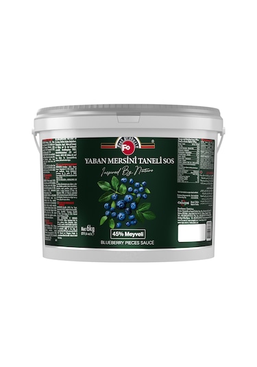 Yaban Mersini Taneli Sos 6 Kg