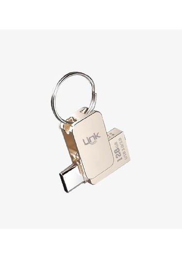 Linktech 128gb Usb Bellek - Linktech T128 Metal Otg Usb3.1 - 128 Gb Flash Bellek - Otg Usb Bellek