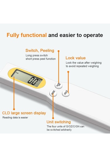 Kırmızı Elektronik Mutfak Terazisi 500g 0.1g Lcd Dijital Gıda Unu Dijital Kaşık Ölçeği Mini Mutfak Aracı Süt Kahve Terazisi