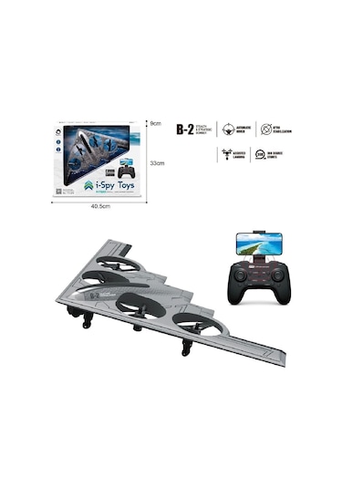 Gl-777-275 Uzaktan Kumandalı Full Fonksiyon 2.4g Şarjlı Kameralı Quadcopter İha