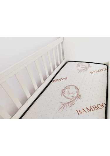 Kapitoneli 50x100x10 Soft Bamboo Bebek Yatağı Bmb-003