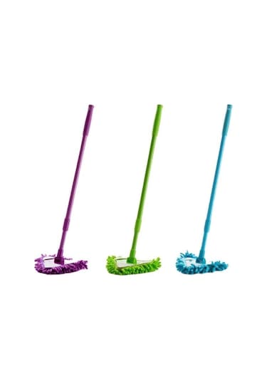 Mor 180 Derece Dönebilen Ayarlanabilir Üçgen Temizlik Paspas Ev Duvar Tavan Zemin Temizleme Paspas 2