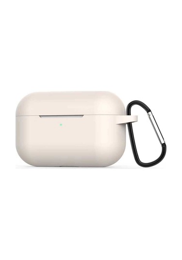 Noktaks - Airpods Pro Uyumlu Airpods Pro - Kılıf Airbag Silikon Kılıf - Beyaz