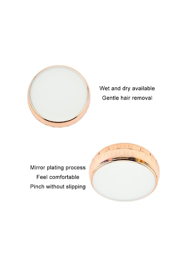 Manuel Cam Tıraş Makinesi Fiziksel Ağrısız Nazik Epilatör Mat Beyaz