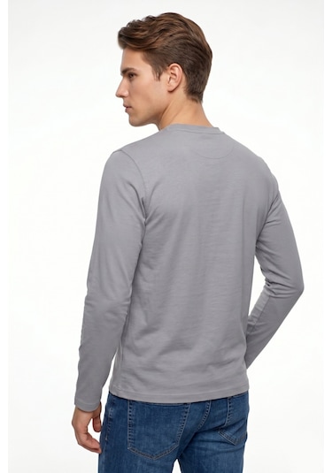 Dynamo Erkek Mevsimlik Sıfıryaka Sweatshirt Bgl-st05365 Gri