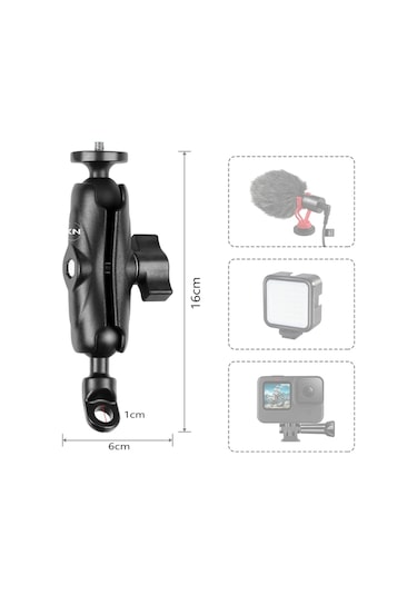 Knmaster Aynaya Monte 360 Ayarlanabilir Kamera Tutucu Aparat