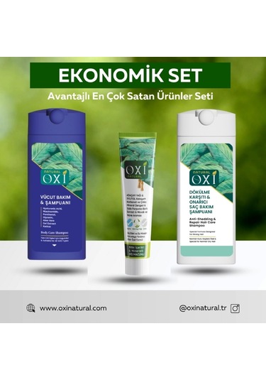 Oxi Natural Tanışma Seti 3 Ürün Normal