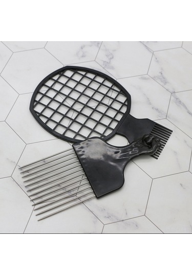 Singree Afro Saçlar İçin Dreadlock & Kıvırcık Testere Seti - Dayanıklı Abs Plastik - Siyah