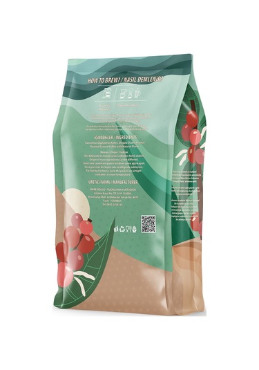 Çilek Aromalı Filtre Kahve 250 Gr. Kağıt Filtre