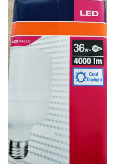 Osram 36w E27 Duy Torch Ampul 4000lm 6500k Beyaz Işık 1 Adet